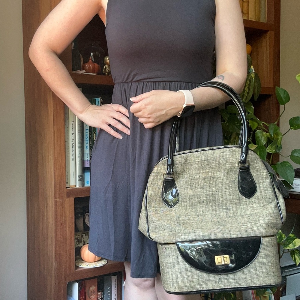 Vintage Black and cream Women's bag